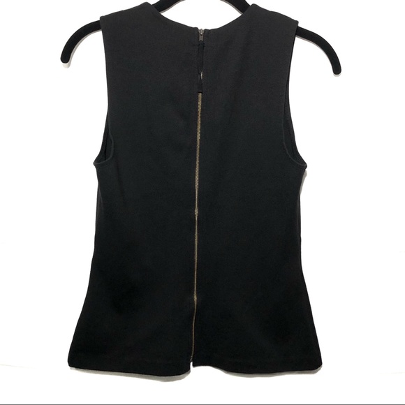 J Crew Structured Blouse V Neck Ponte Shell Top - Picture 2 of 8